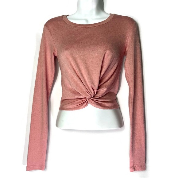 Aritzia Balletcore | Wilfred Free | Front Knot Crop Top | Host🎊Pick Sz XXS - Picture 1 of 5